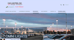 Desktop Screenshot of caolighting.com