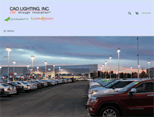 Tablet Screenshot of caolighting.com